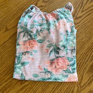 Pink flowery top